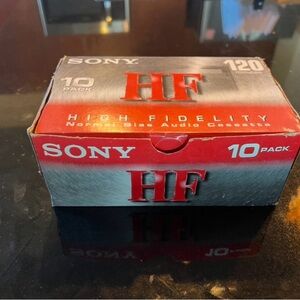 Sony HF High Fidelity Normal Bias Audio Cassette tapes